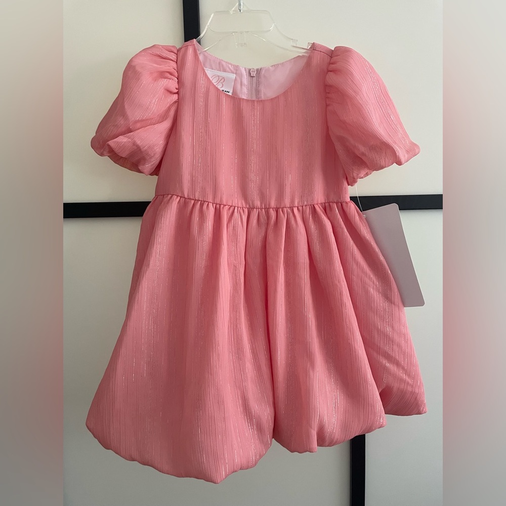 NEW PINK DRESS FOR TODDLER GIRL, SIZE 2T
